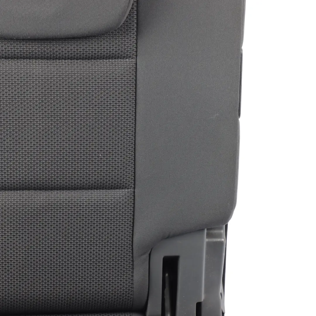 Volkswagen VW Touran 1T Rear Seat Left N/S Seat 3rd Row Cloth Fabric Black