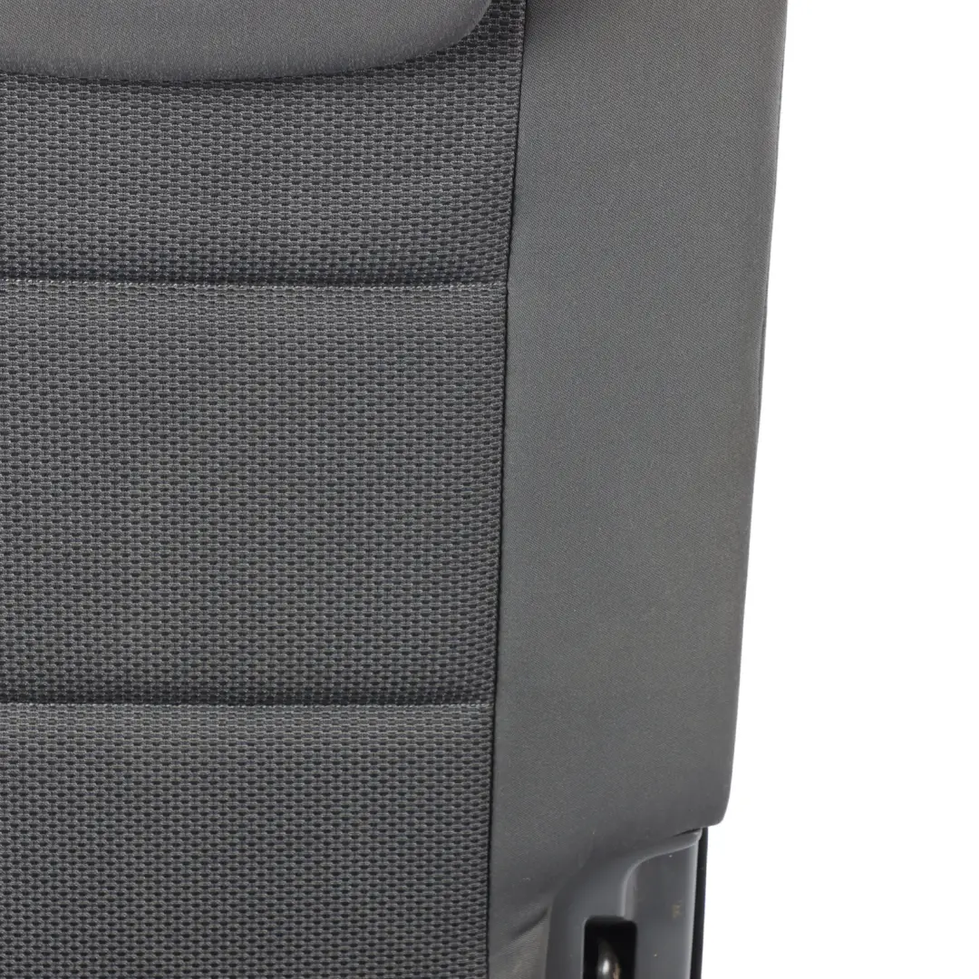 Volkswagen VW Touran 1T Rear Seat Right O/S Seat 3rd Row Cloth Fabric Black