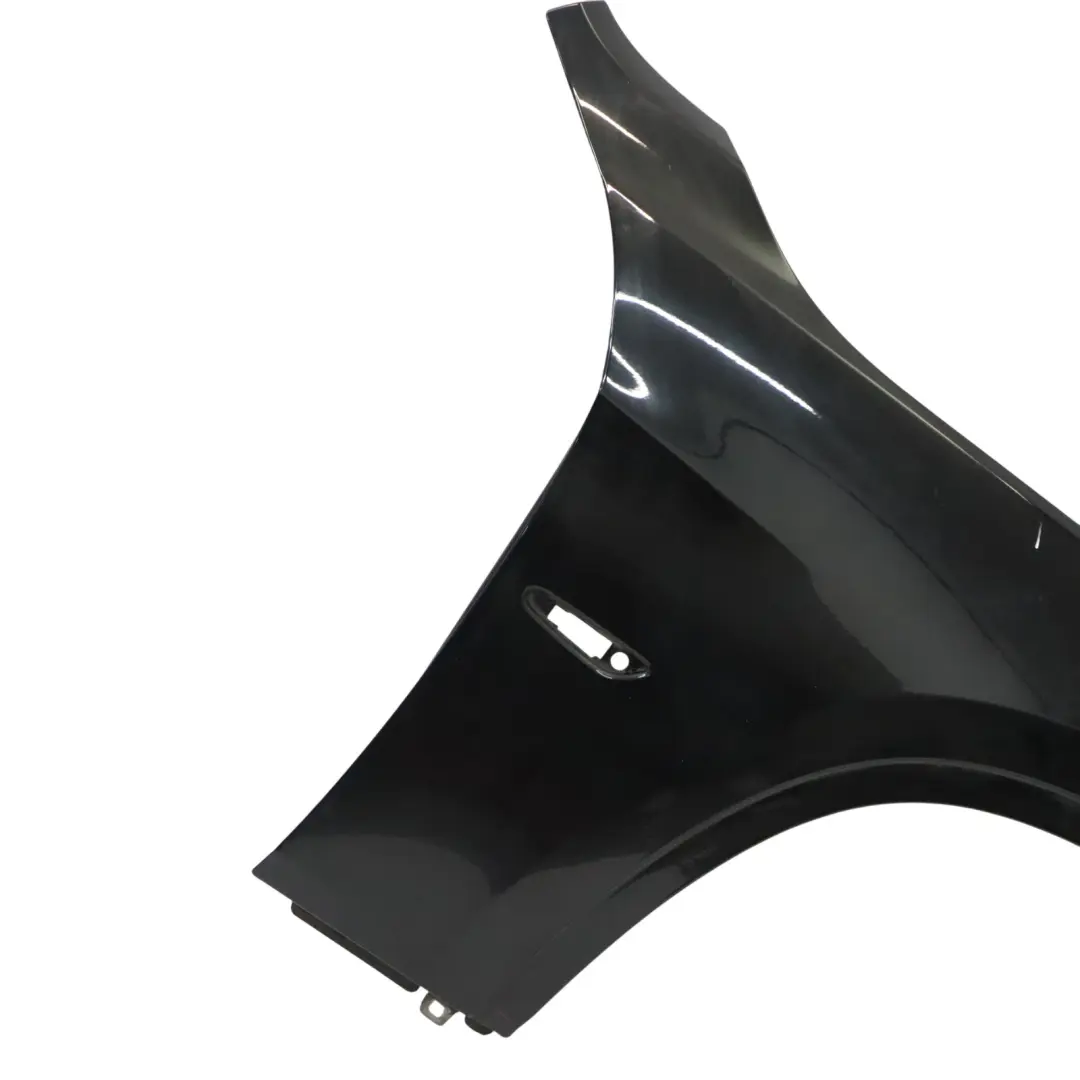 BMW X1 E84 Front Right O/S Side Panel Fender Wing Schwarz 2 Black - 668