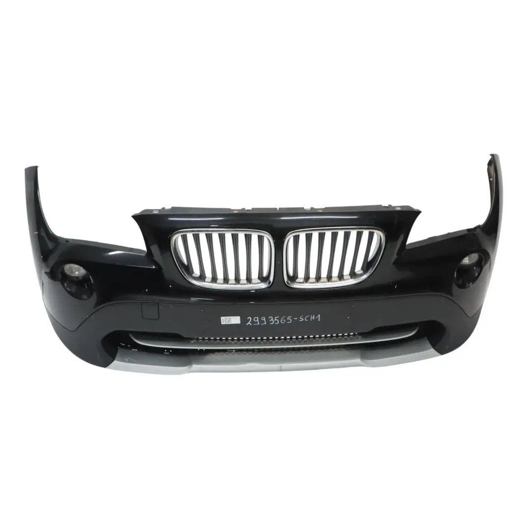 BMW X1 E84 Front Bumper Cover PDC Panel Schwarz 2 Black - 668