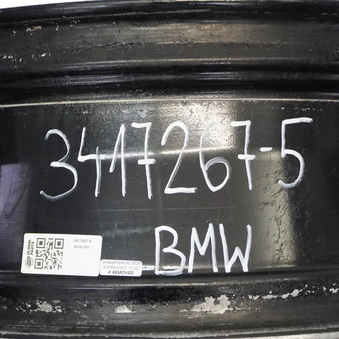 BMW X3 E83 Black Front Wheel Alloy Rim Y-Spoke 191 19" 8,5J ET:46 3417267