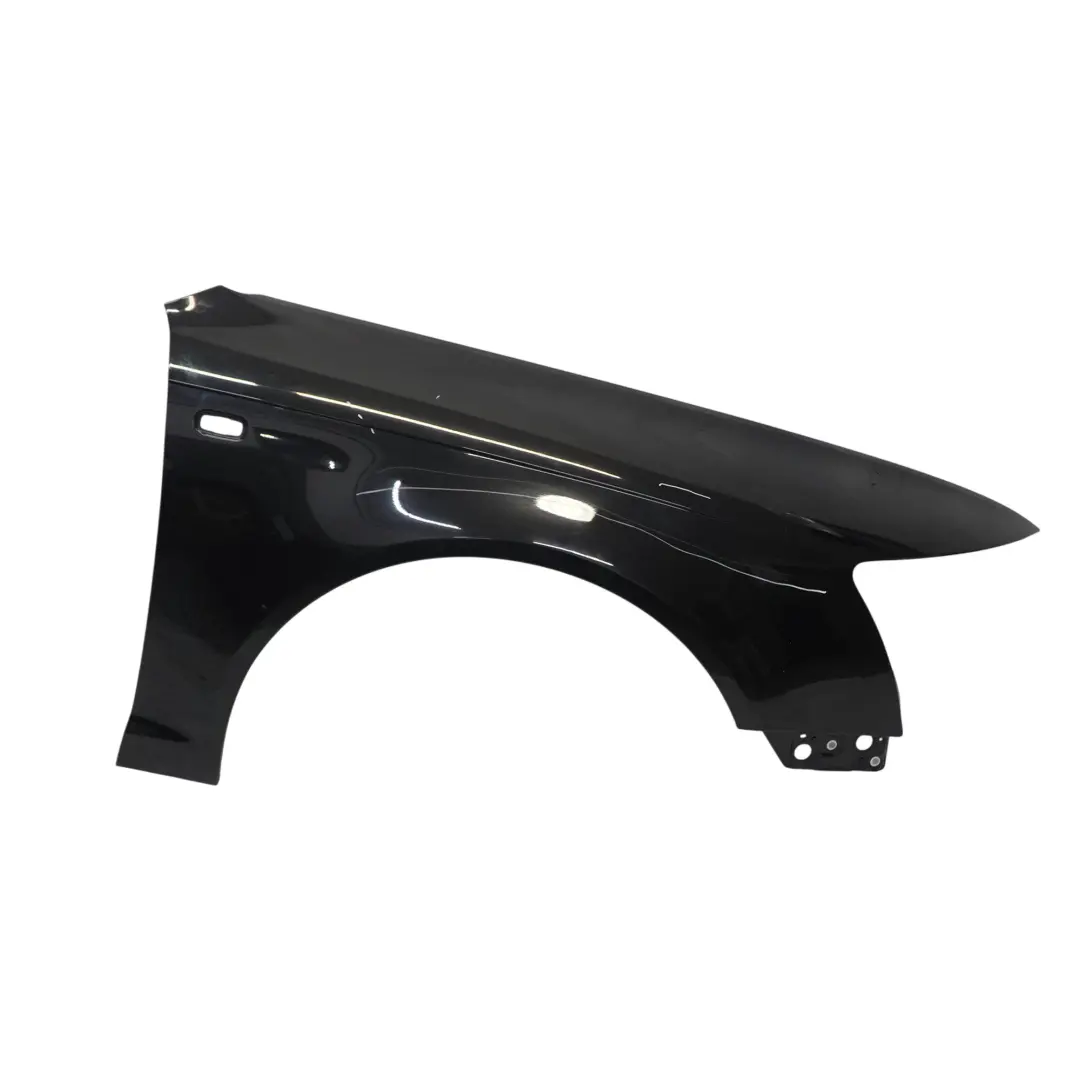 Audi A6 C6 Side Panel Front Right O/S Wing Fender Brilliant Black Metallic - Y9B