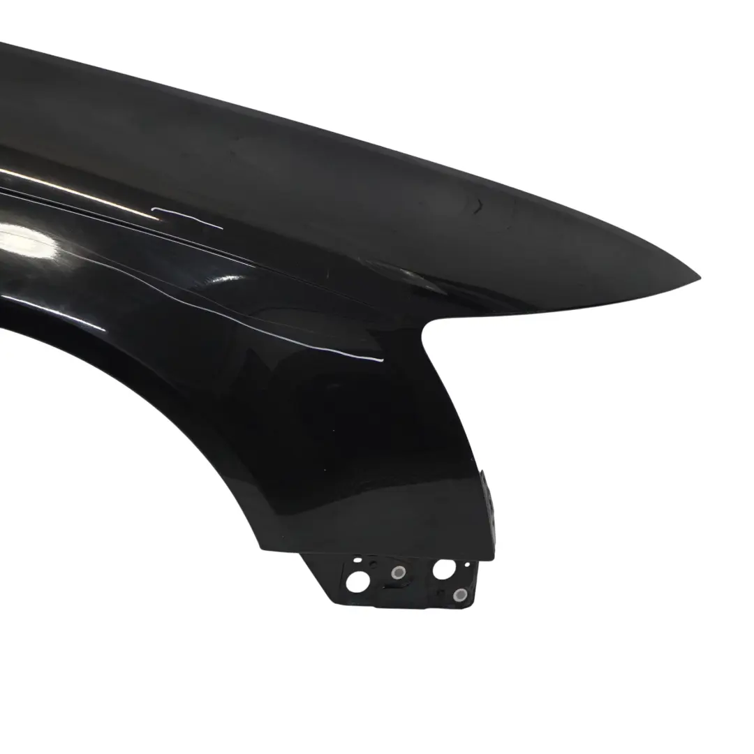 Audi A6 C6 Side Panel Front Right O/S Wing Fender Brilliant Black Metallic - Y9B