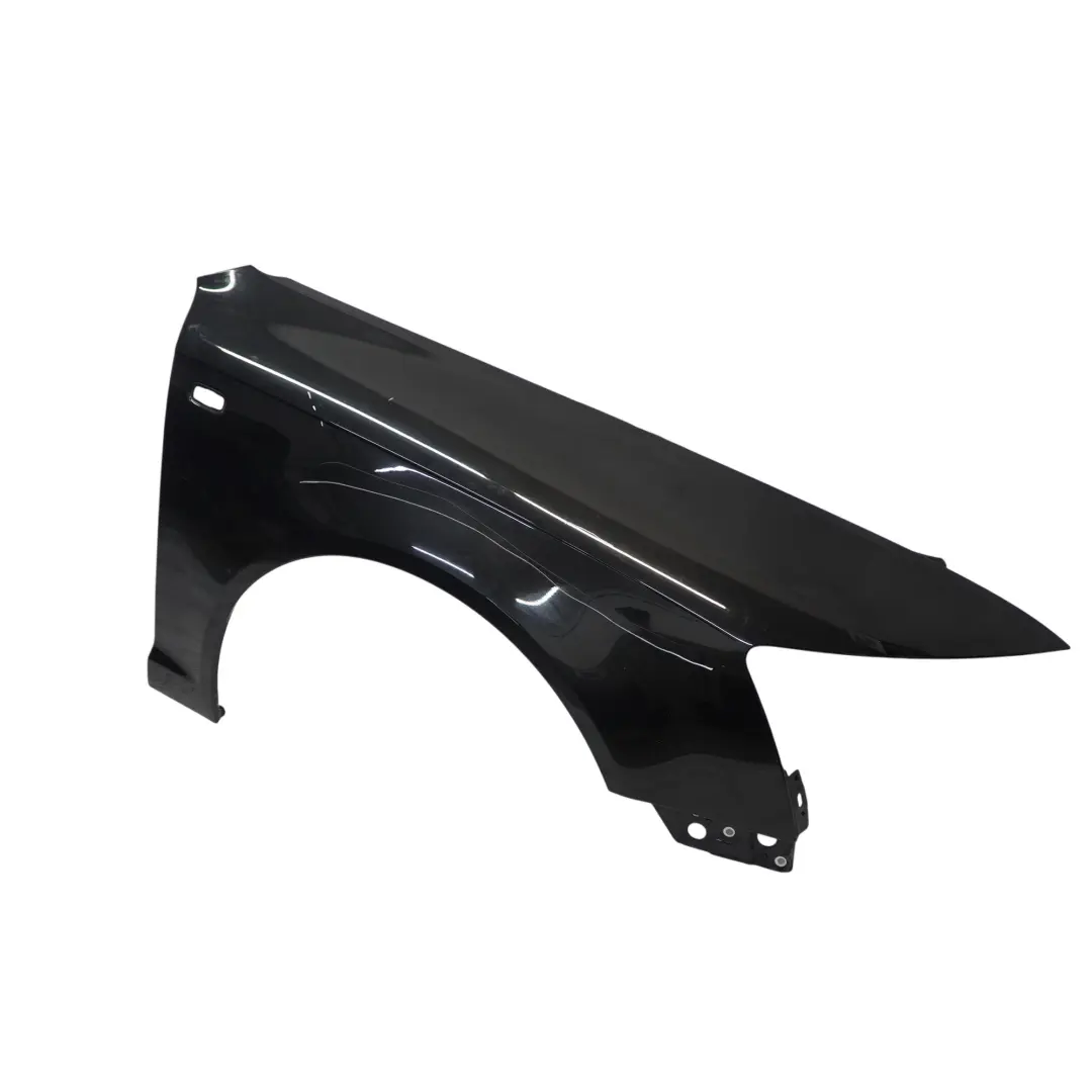 Audi A6 C6 Side Panel Front Right O/S Wing Fender Brilliant Black Metallic - Y9B