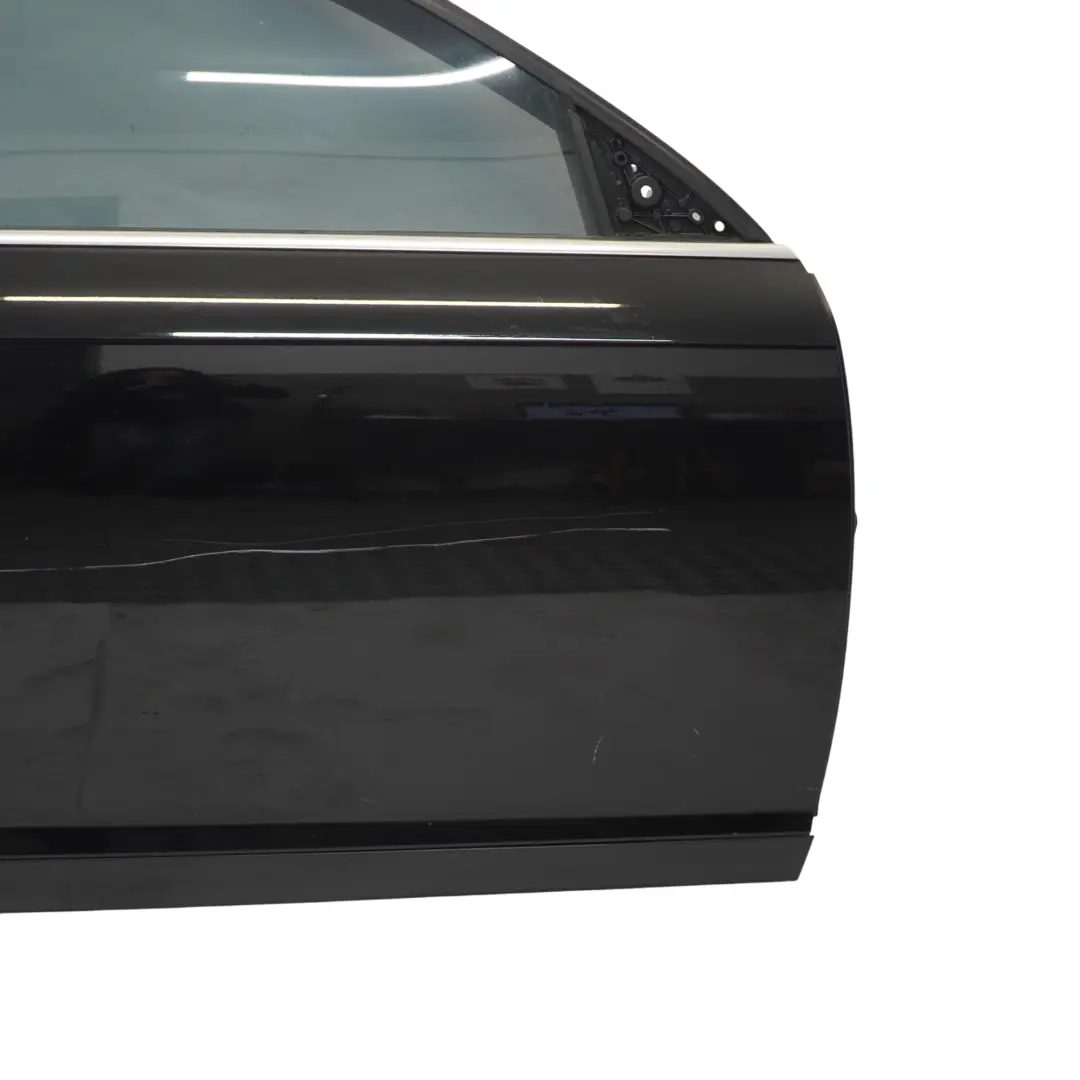 Audi A6 C6 Front Door Right O/S Brilliant Black Metallic - Y9B