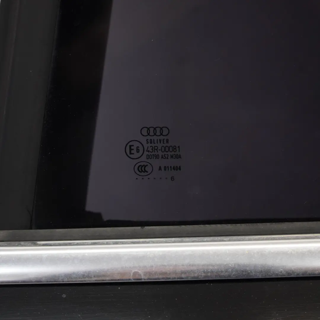 Audi A6 C6 Avant Rear Door Left N/S Brilliant Black Metallic - Y9B