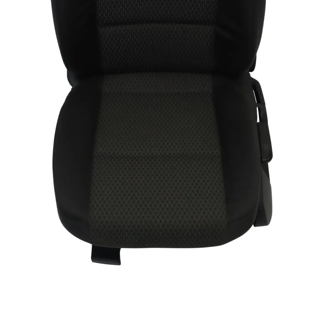 Audi A6 C6 4F Seat Front Left N/S Interior Cloth Fabric Soul Black