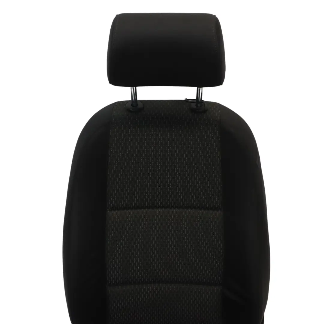 Audi A6 C6 4F Seat Front Left N/S Interior Cloth Fabric Soul Black