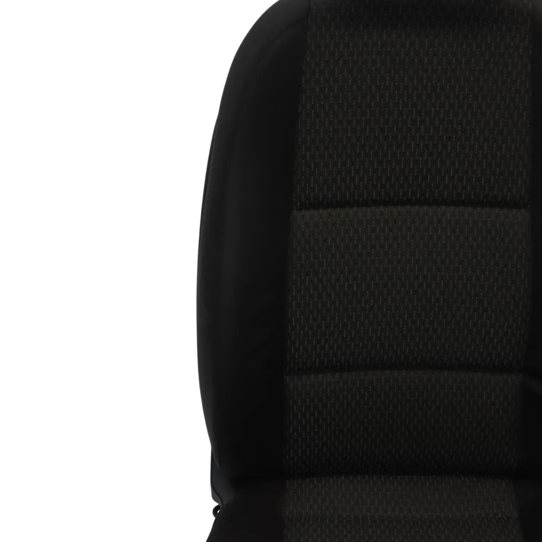 Audi A6 C6 4F Seat Front Left N/S Interior Cloth Fabric Soul Black