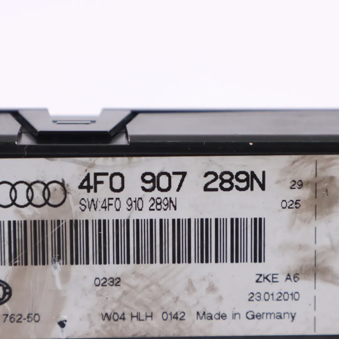 Audi A6 S6 RS6 C6 4F Convienience Comfort Module Unit ECU 4F0910289N