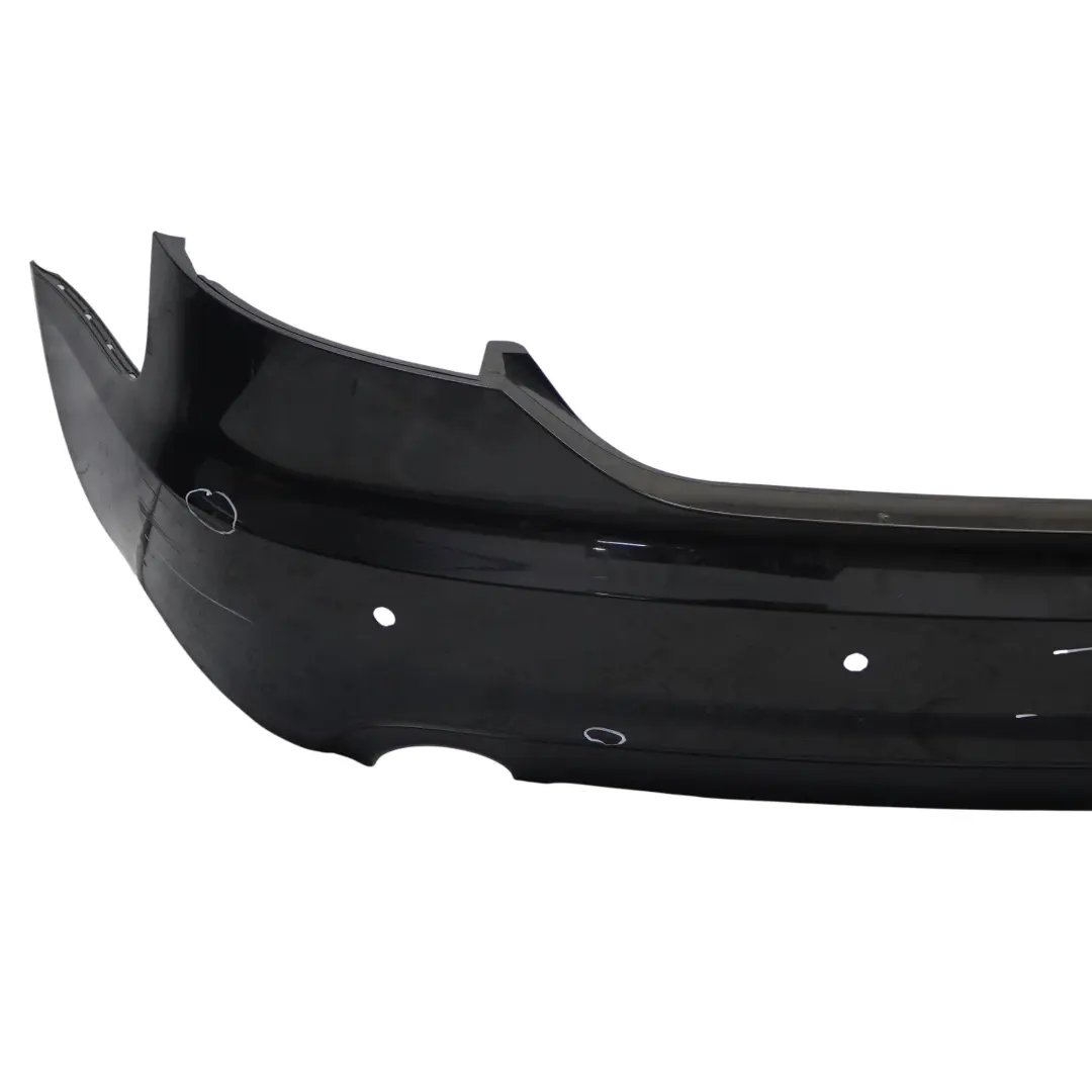 Audi A6 C6 Rear Bumper S Line Trim Panel Covering Brilliant Black - Y9B