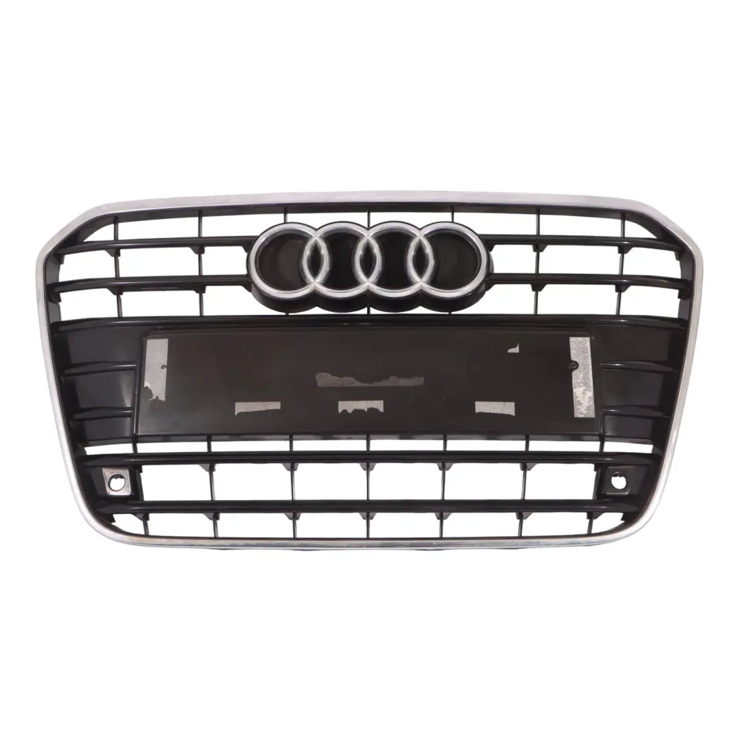 Audi A6 C7 Front Bumper Centre Upper Grille Radiator Panelling 4G0853653