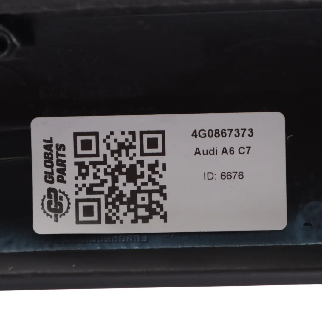 Audi A6 C7 Apoyabrazos Trasero Reposabrazos Cuarto Tarjeta Izquierda 4G0867373