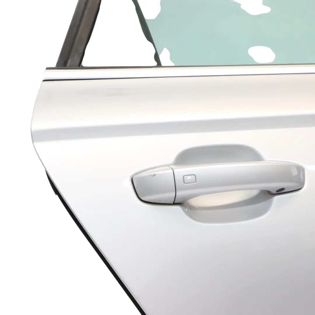 Audi A6 C7 4G Door Rear Right O/S Covering Ice Silver Metallic - X7W