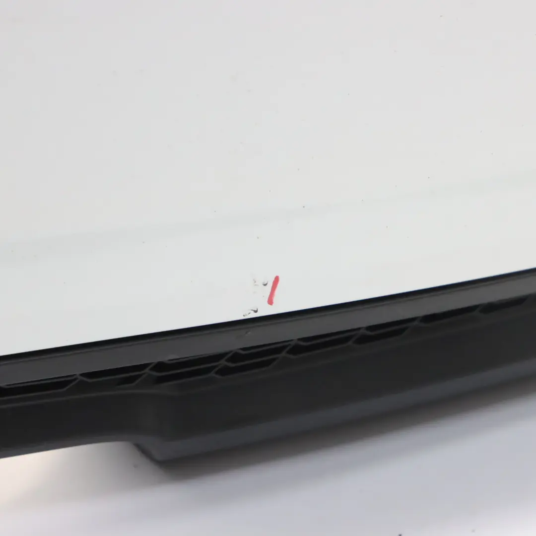 Audi A7 4G8 Rear Bumper Trim Panel Covering Glacier White Pearl - S9R