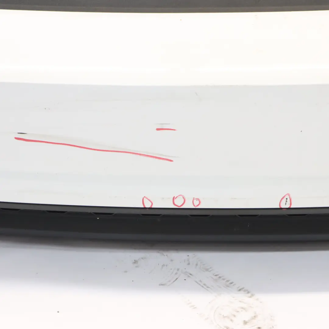 Audi A7 4G8 Rear Bumper Trim Panel Covering Glacier White Pearl - S9R