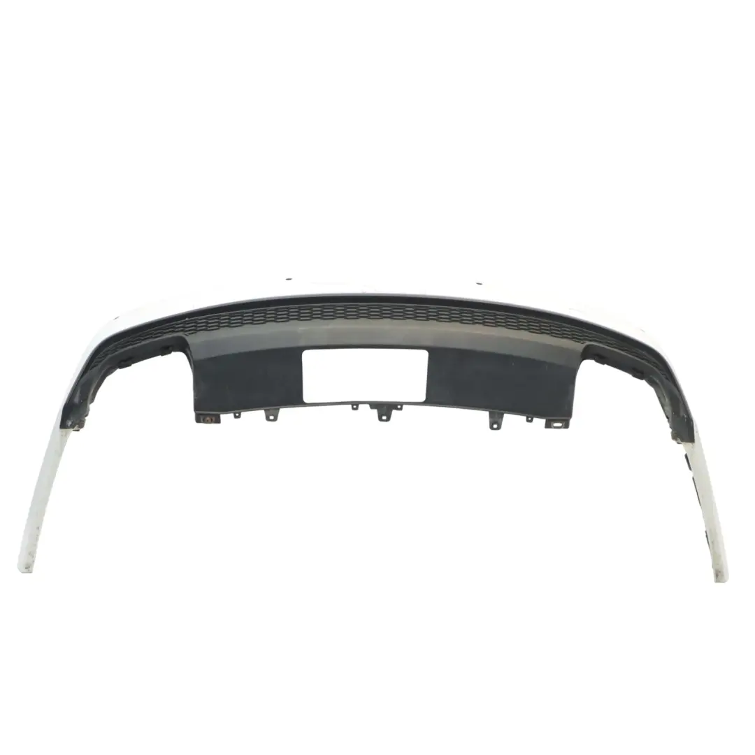 Audi A7 4G8 Rear Bumper Trim Panel Covering Glacier White Pearl - S9R