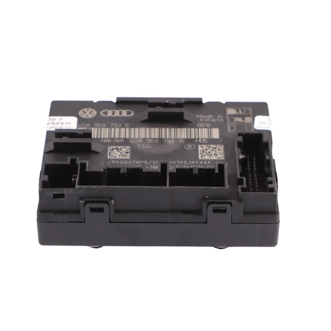 Audi A6 C7 Unidad Módulo Control Puerta Delantera ECU Lado Conductor 4G8959793E