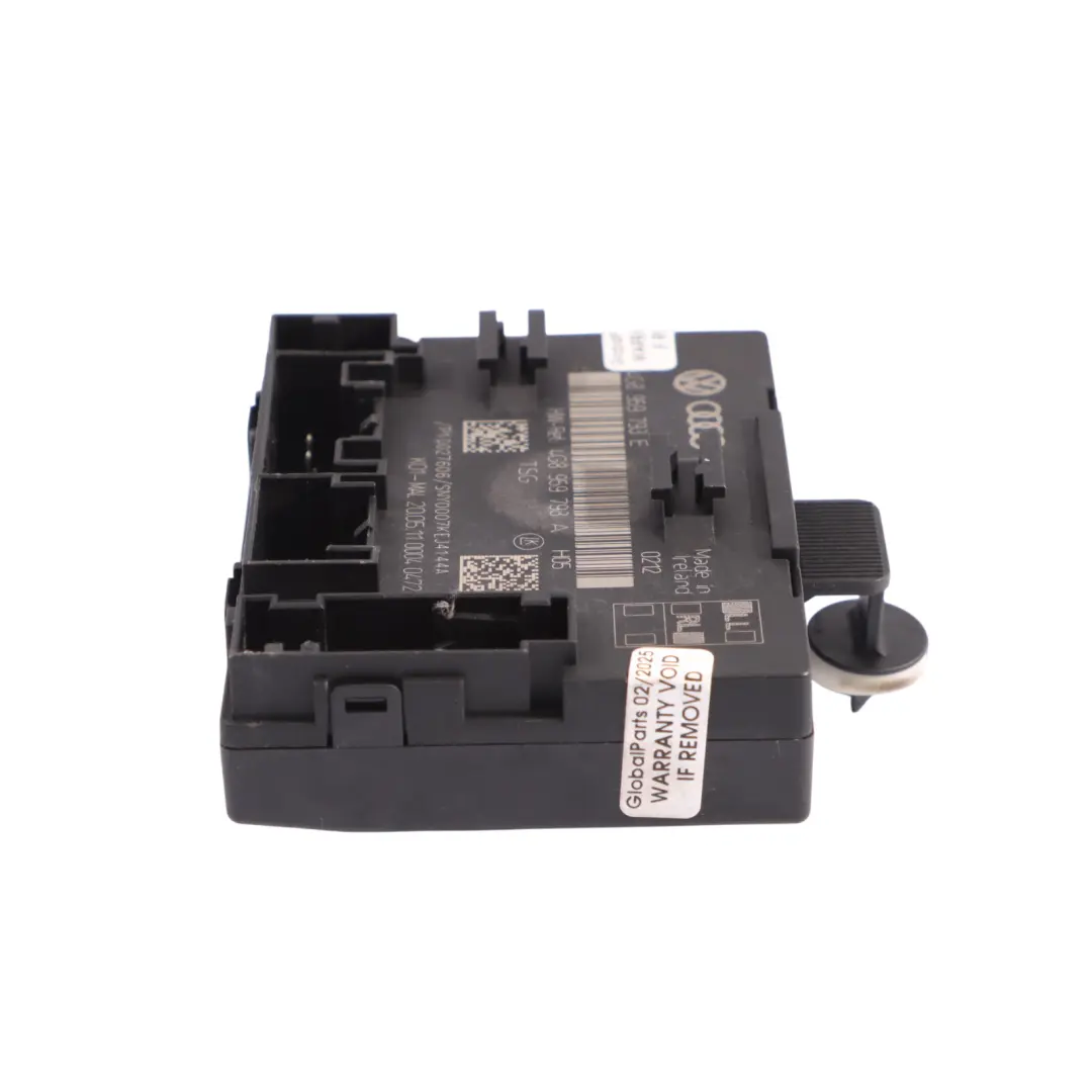 Audi A6 C7 Unidad Módulo Control Puerta Delantera ECU Lado Conductor 4G8959793E