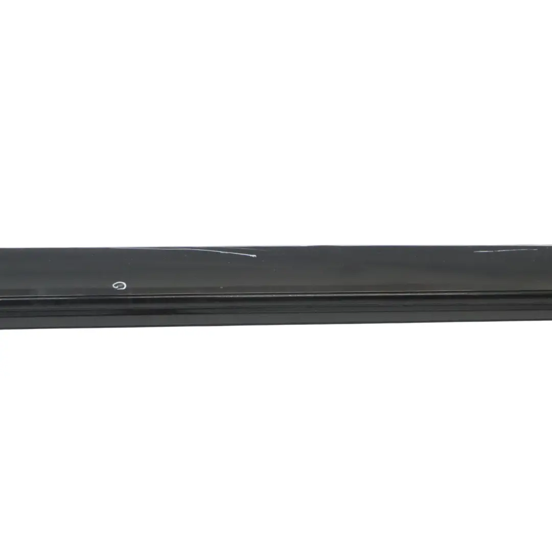 Audi A8 4H Side Skirt Left N/S Long Version Sill Cover Panel Phantom Black - Z9Y