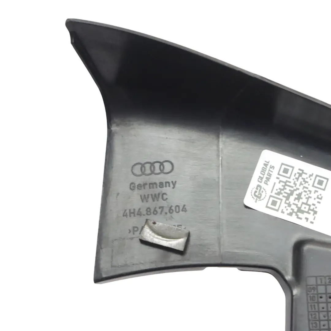 Audi A7 4G Ramka Listwa Szyby Drzwi Prawy Tył 4H4867604