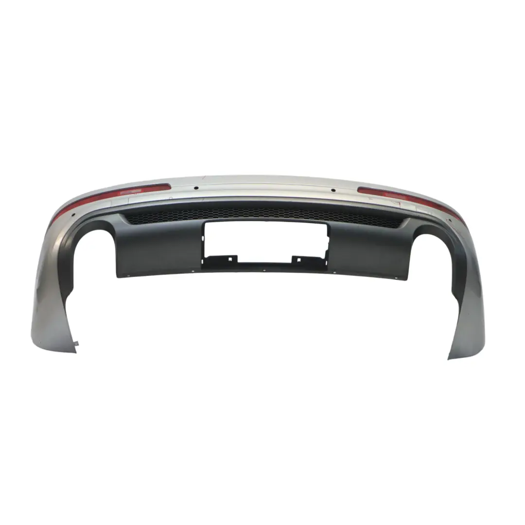 Audi Q7 4L Rear Bumper Trim Panel Covering Ice Silver Metallic - X7W