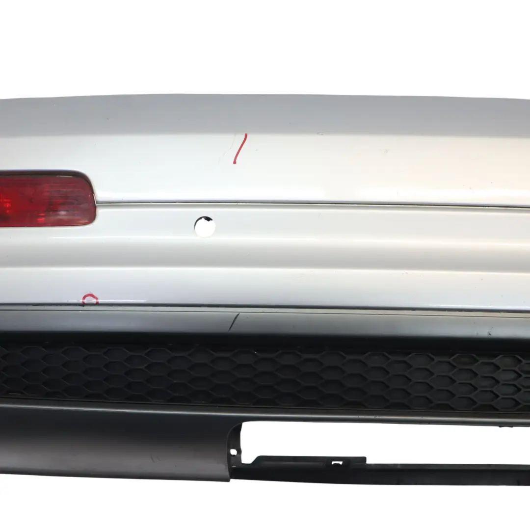 Audi Q7 4L Rear Bumper Trim Panel Covering Ice Silver Metallic - X7W