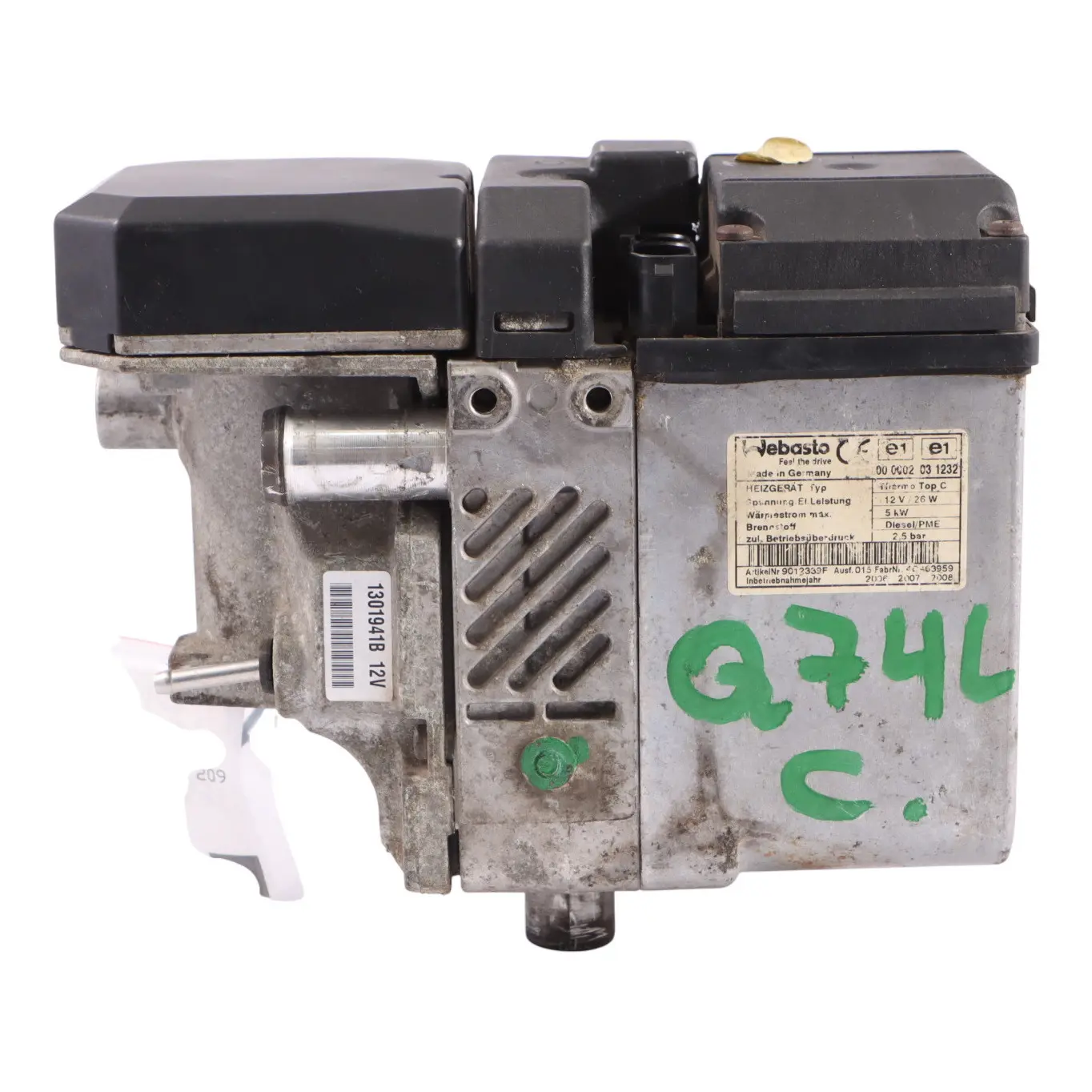 Audi Q7 4L Mk1 Webasto Auxiliary Additional Heater Pump Unit 4L0815071C