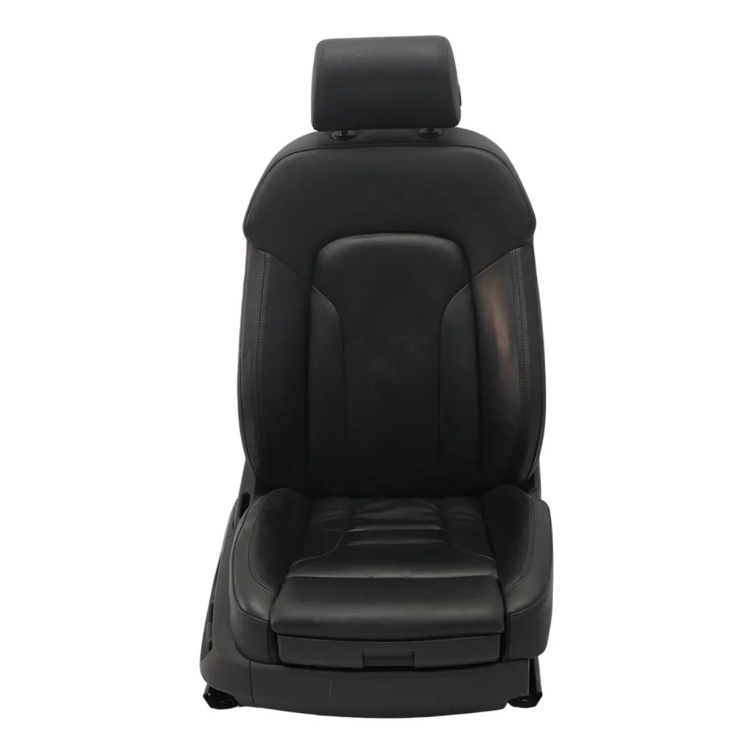 Audi Q7 4L Sport Seat Front Right O/S S-Line Heated Leather Soul Black