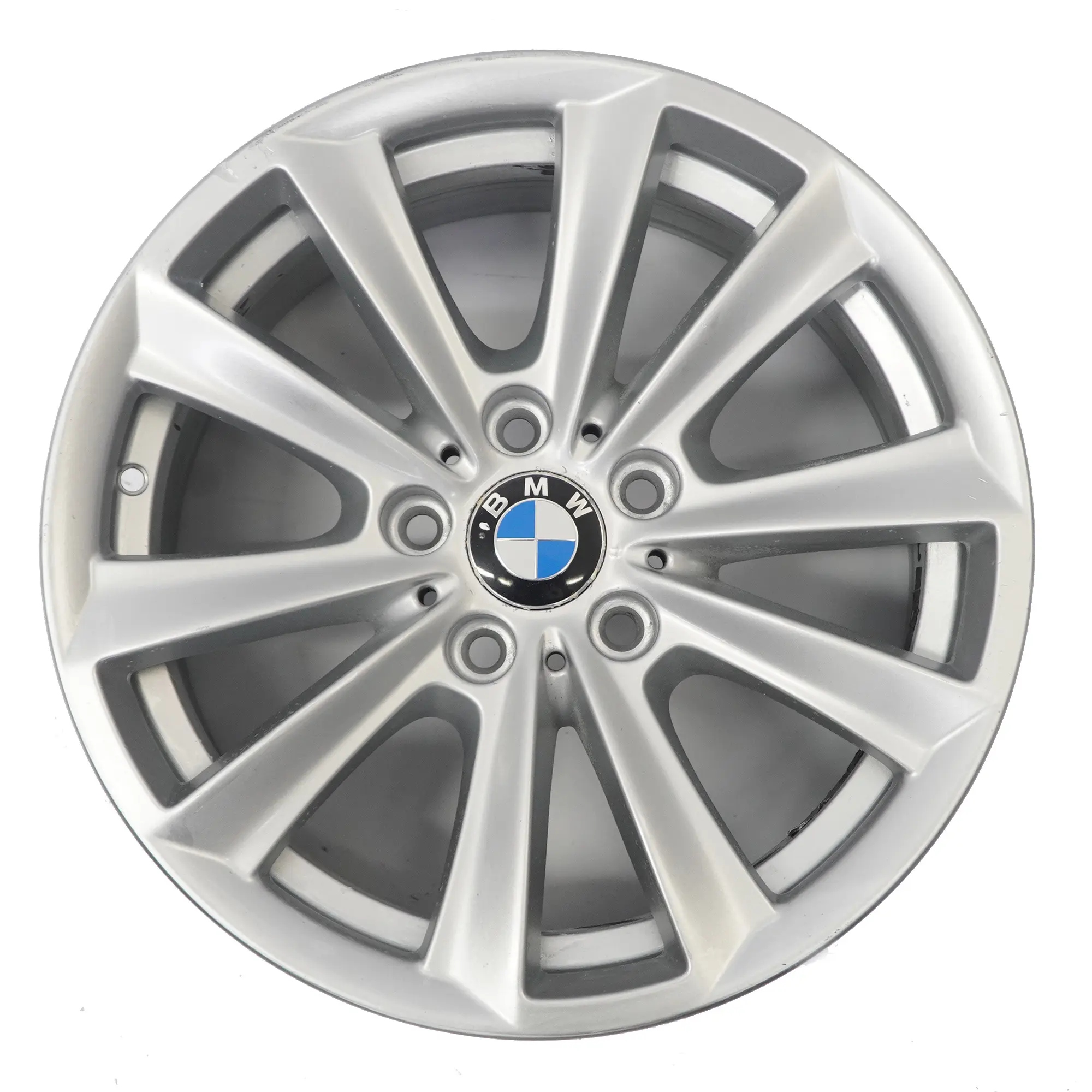 BMW F10 F11 F12 Silver Alloy Wheel Rim 17" V Spoke 236 8J ET:30 6780720