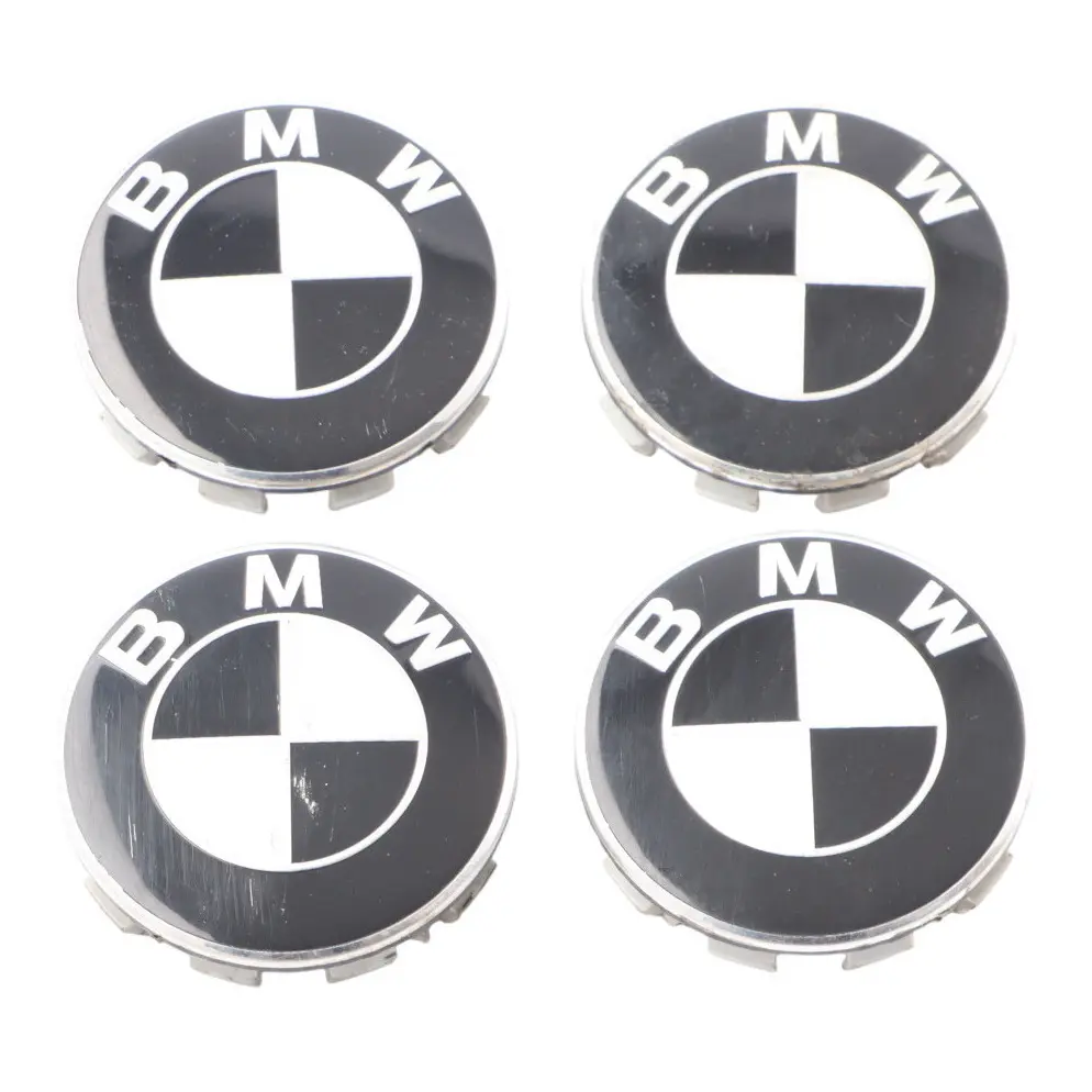 Alloy Wheel Cap BMW E87 E90 F20 Hub Label Badge Cover Emblem Trim Set 6783536