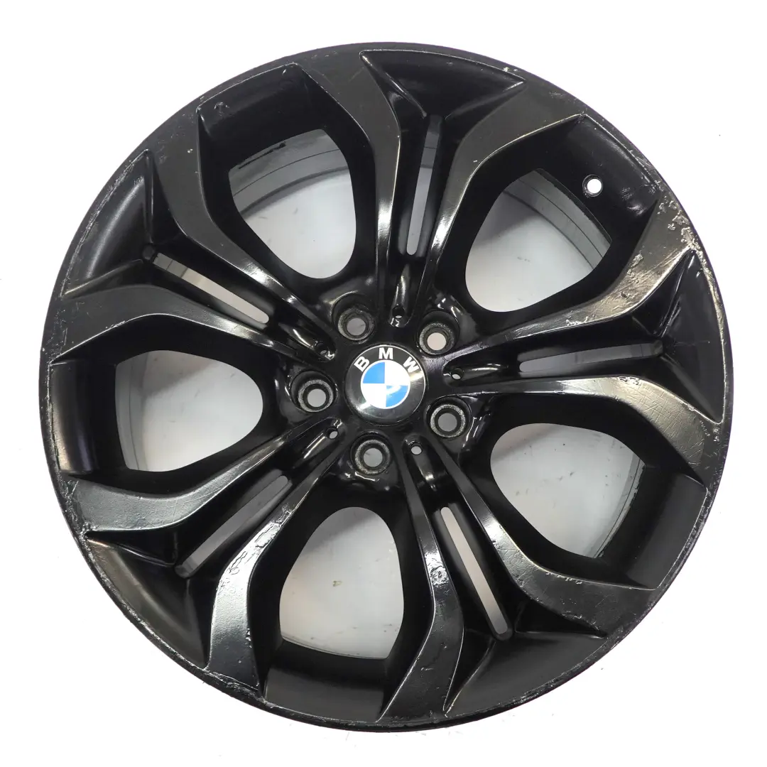 BMW X5 E70 Front Black Alloy Rim 20" 10J ET:40 Y Spoke 336 6788010