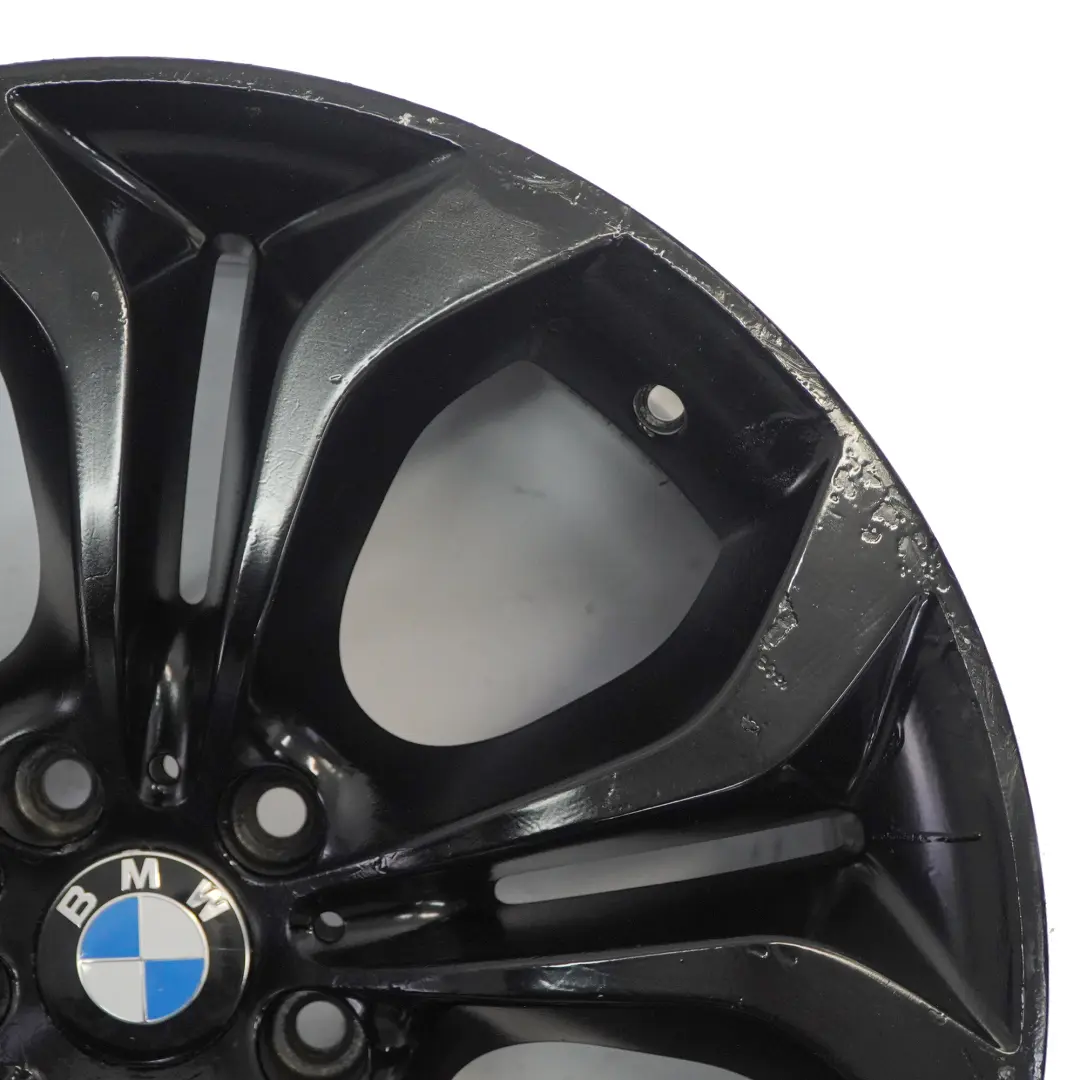 BMW X5 E70 Front Black Alloy Rim 20" 10J ET:40 Y Spoke 336 6788010