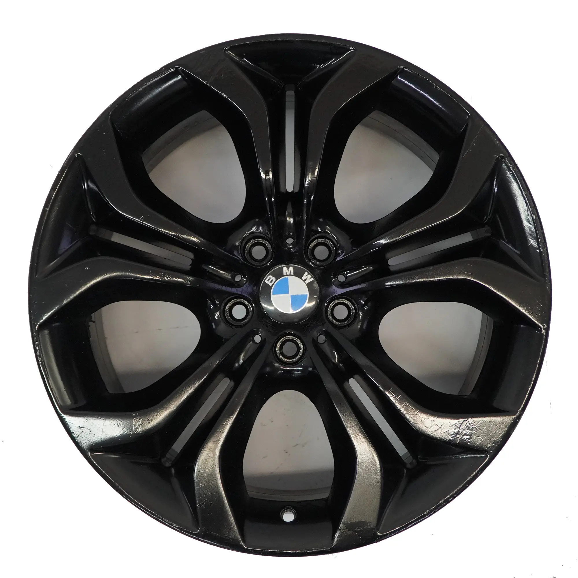 BMW X5 E70 Front Black Alloy Rim 20" 10J ET:40 Y Spoke 336 6788010