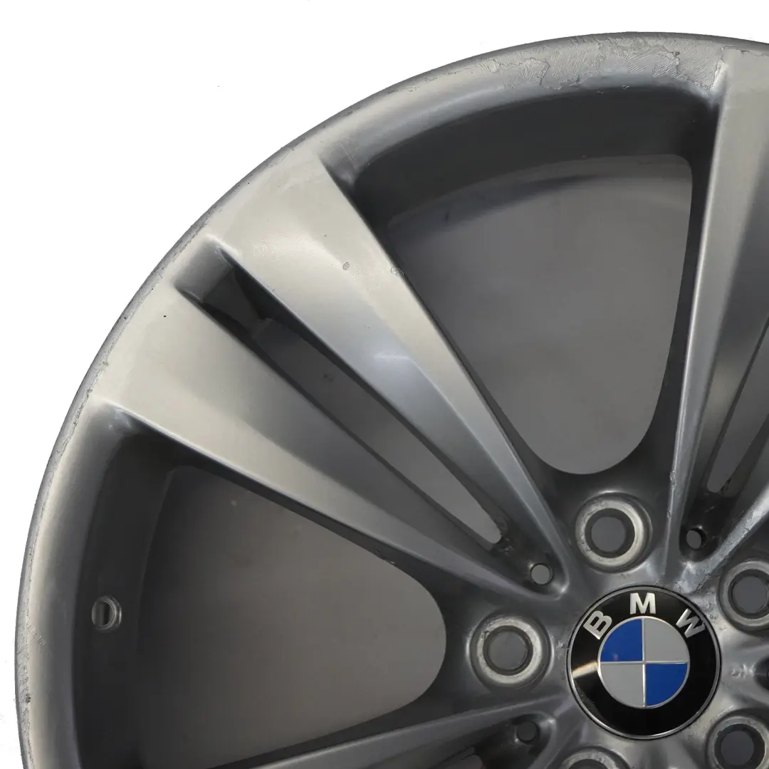 BMW F01 F07 Jante Alliage Argenté 20" À Doubles Rayons 316 8,5J ET:25 6788705