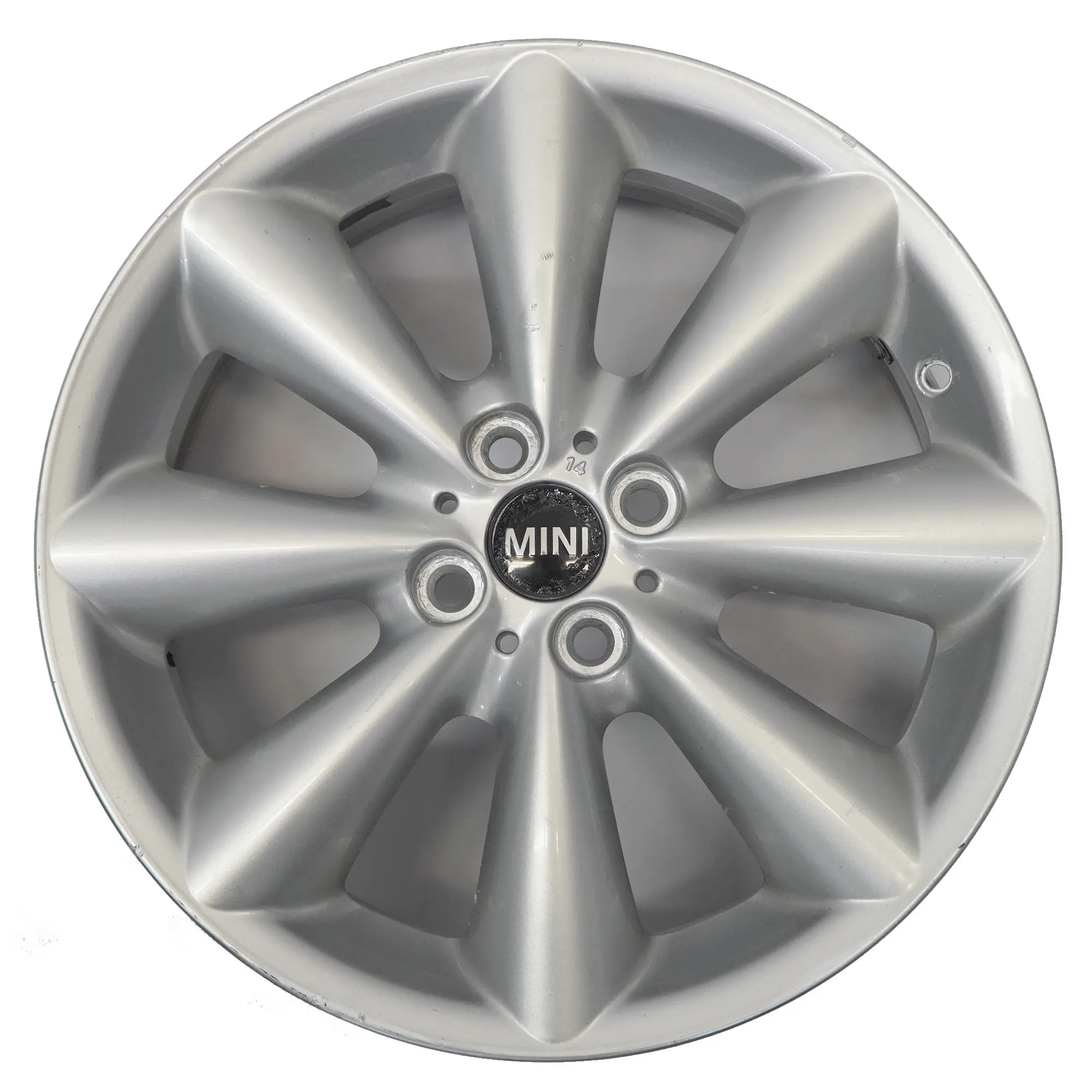  Mini Cooper R55 R56 R57 Silver Wheel Alloy Rim 17" 7J ET:48 Conical Spoke 121