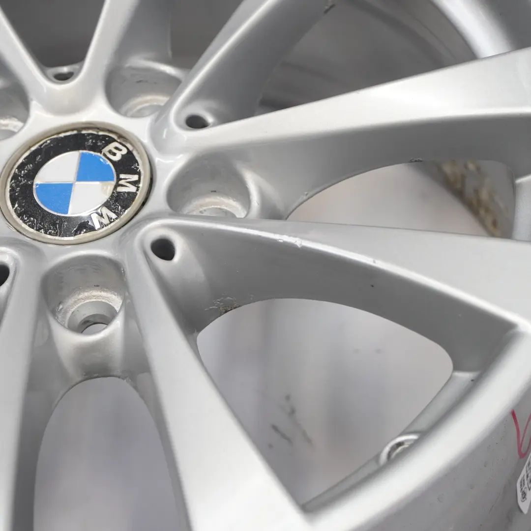 BMW F30 F31 F32 F33 Llanta aleación plateada 17" 7,5J ET:37 V-Spoke 395 6796244