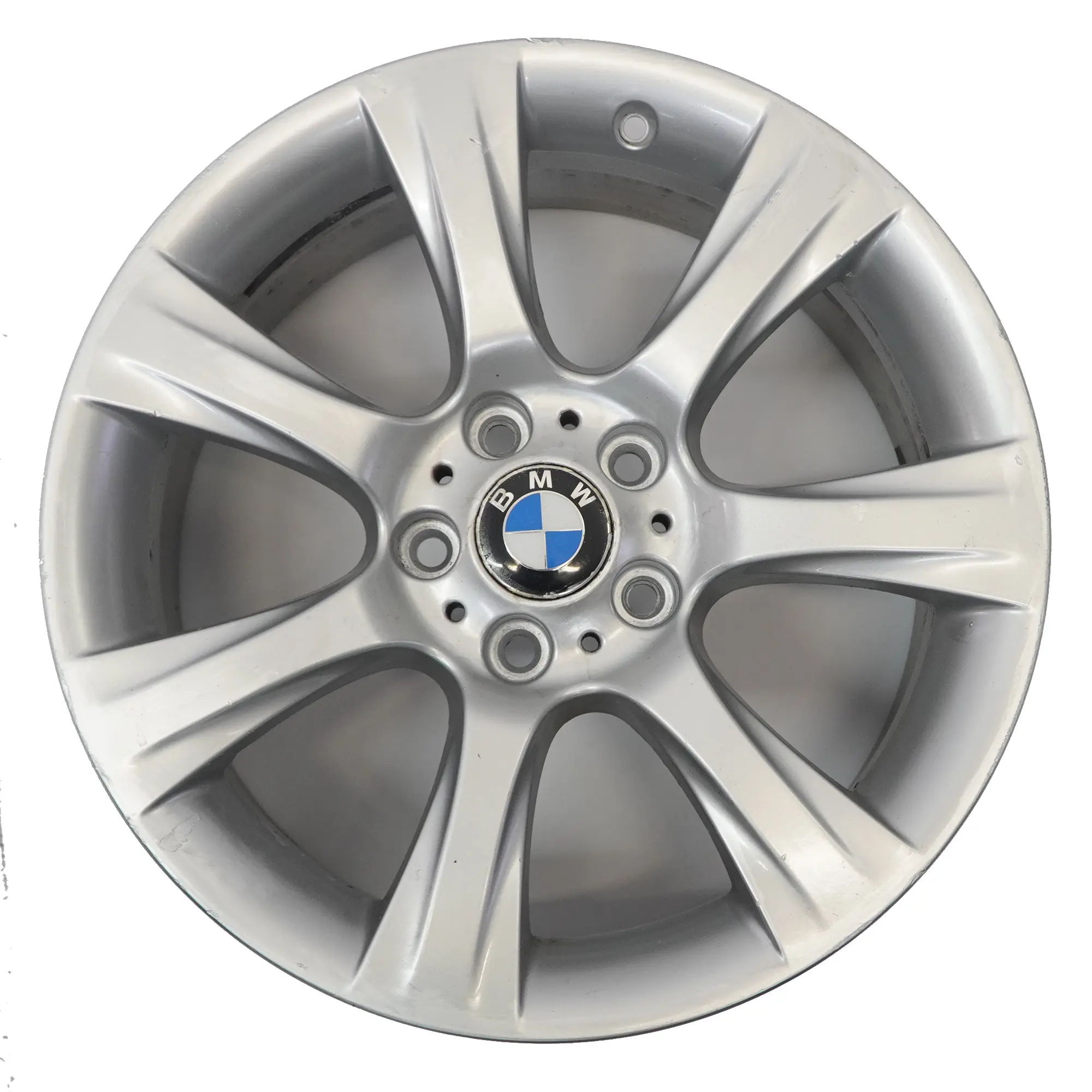 BMW F30 F31 F32 F33 Silver Alloy Wheel Rim 18" 8J ET:34 Star Spoke 396 6796246