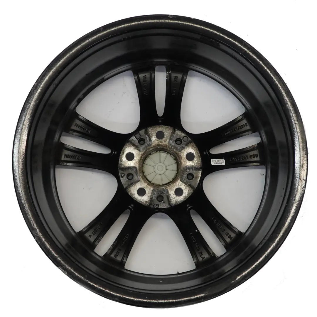 BMW F30 F31 Silberne Leichtmetallfelge 18" Doppelspeiche 397 ET:34 8J 6796247