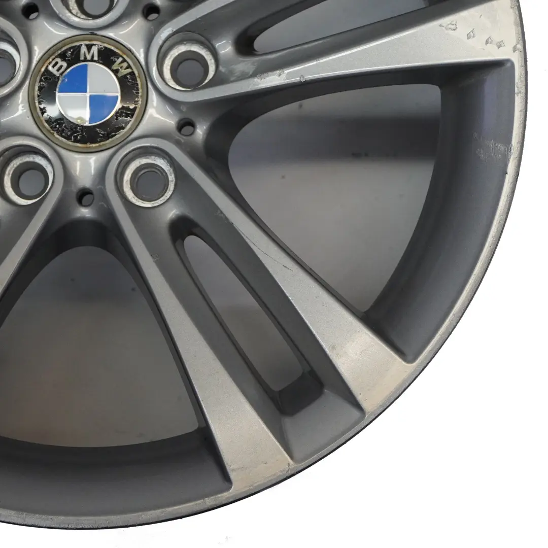 BMW F30 F31 Silberne Leichtmetallfelge 18" Doppelspeiche 397 ET:34 8J 6796247