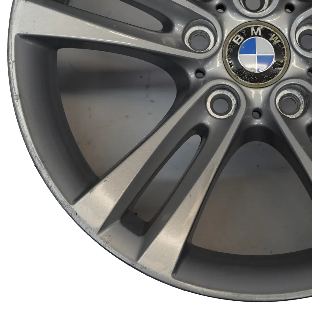 BMW F30 F31 F32 F33 Silver Wheel Alloy Rim 18" Double Spoke 397 ET:34 8J 6796247