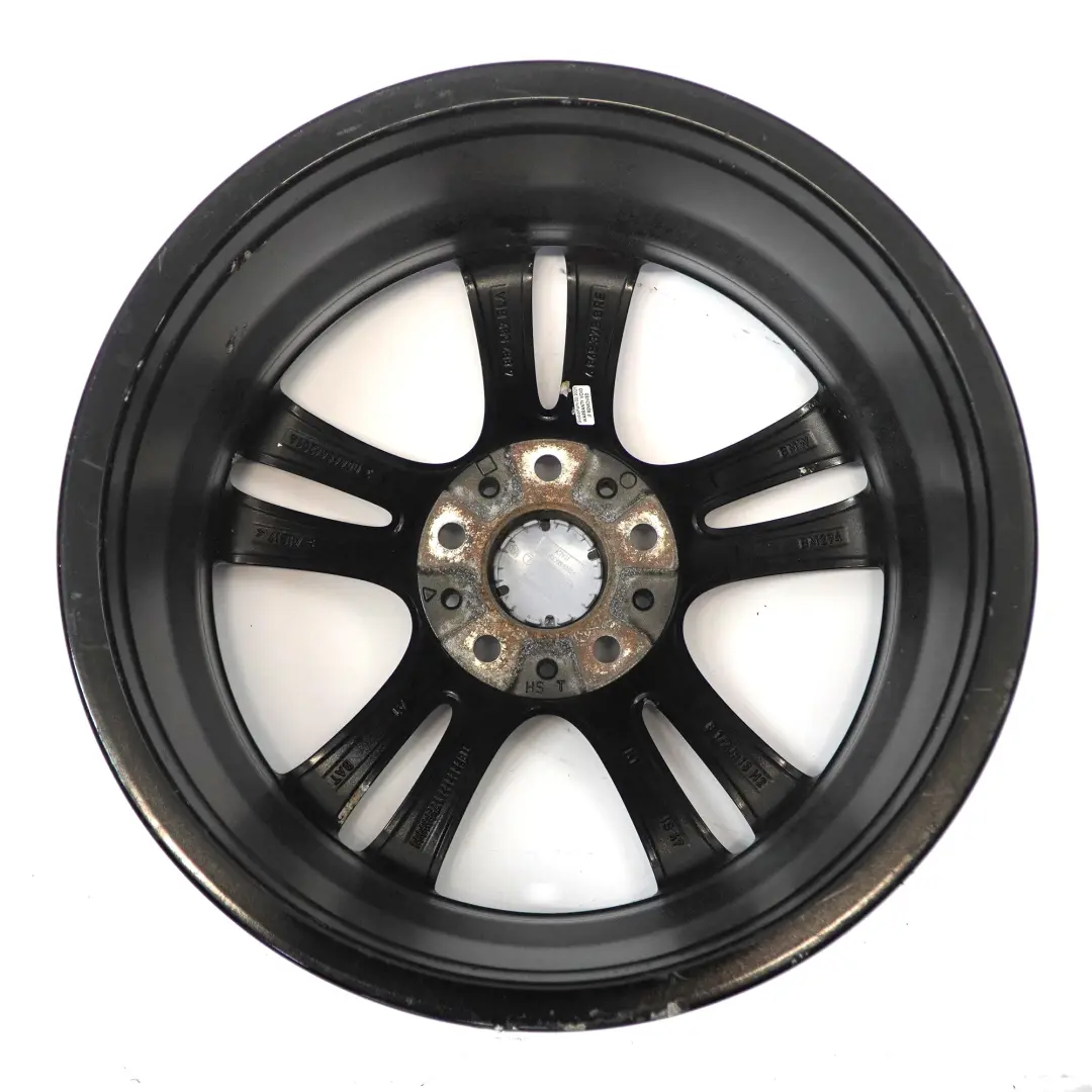 BMW F30 F31 F32 Silberne Alufelge 18" Doppelspeiche 397 8,5J ET:47 6868378