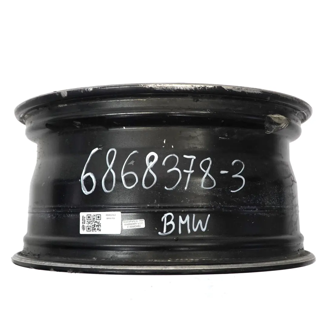 BMW F30 F31 F32 Silberne Alufelge 18" Doppelspeiche 397 8,5J ET:47 6868378