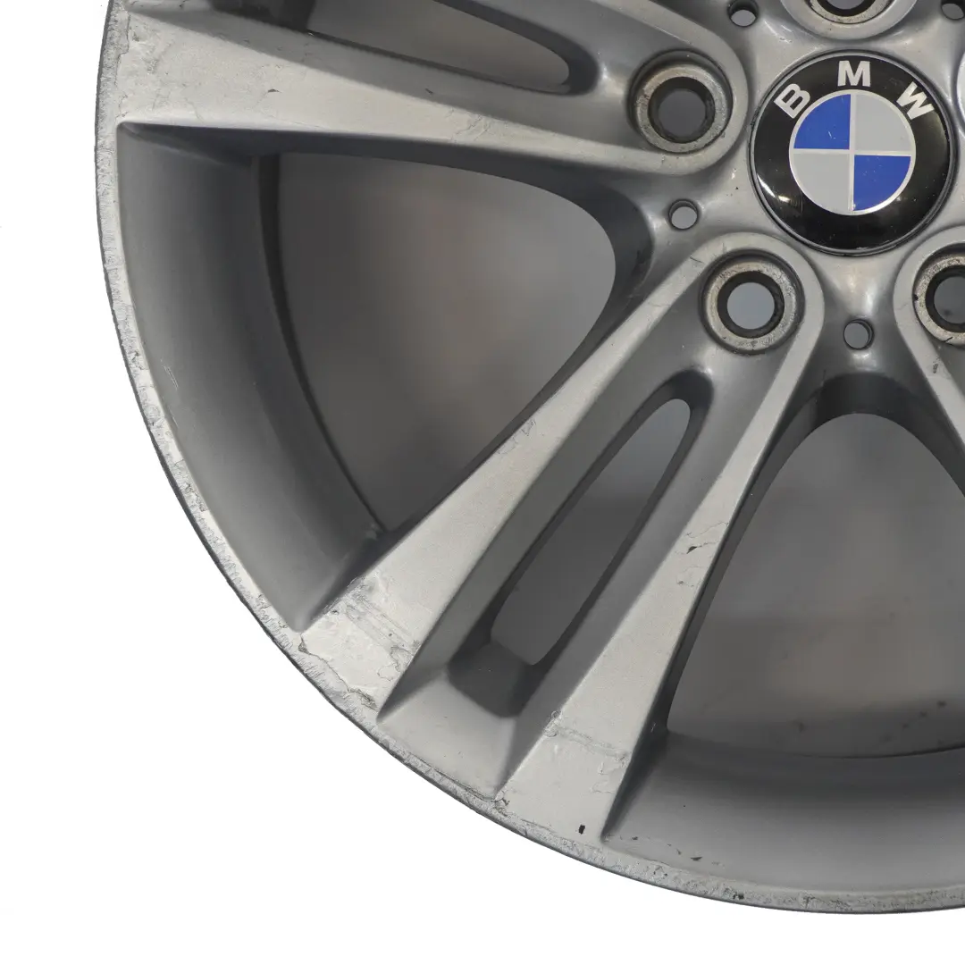 BMW F30 F31 F32 Silberne Alufelge 18" Doppelspeiche 397 8,5J ET:47 6868378