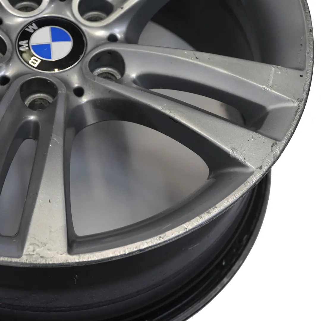 BMW F30 F31 F32 Silberne Alufelge 18" Doppelspeiche 397 8,5J ET:47 6868378