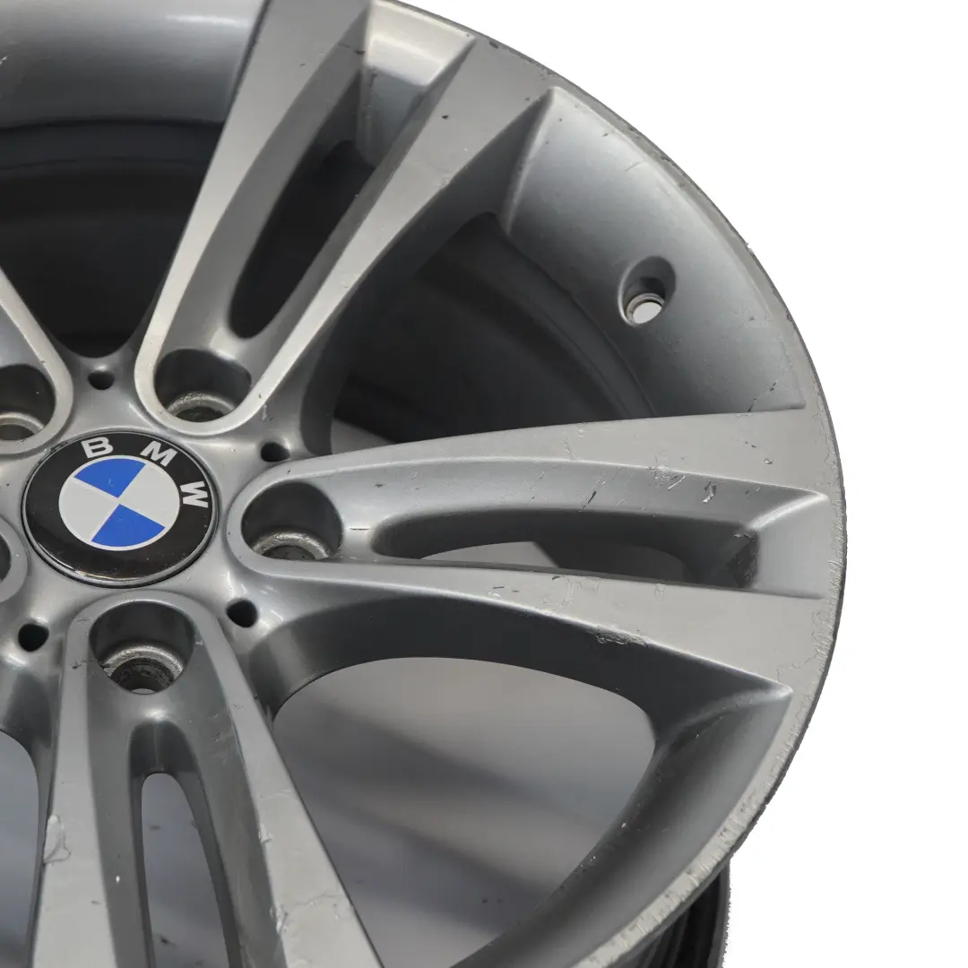 BMW F30 F31 F32 Silberne Alufelge 18" Doppelspeiche 397 8,5J ET:47 6868378