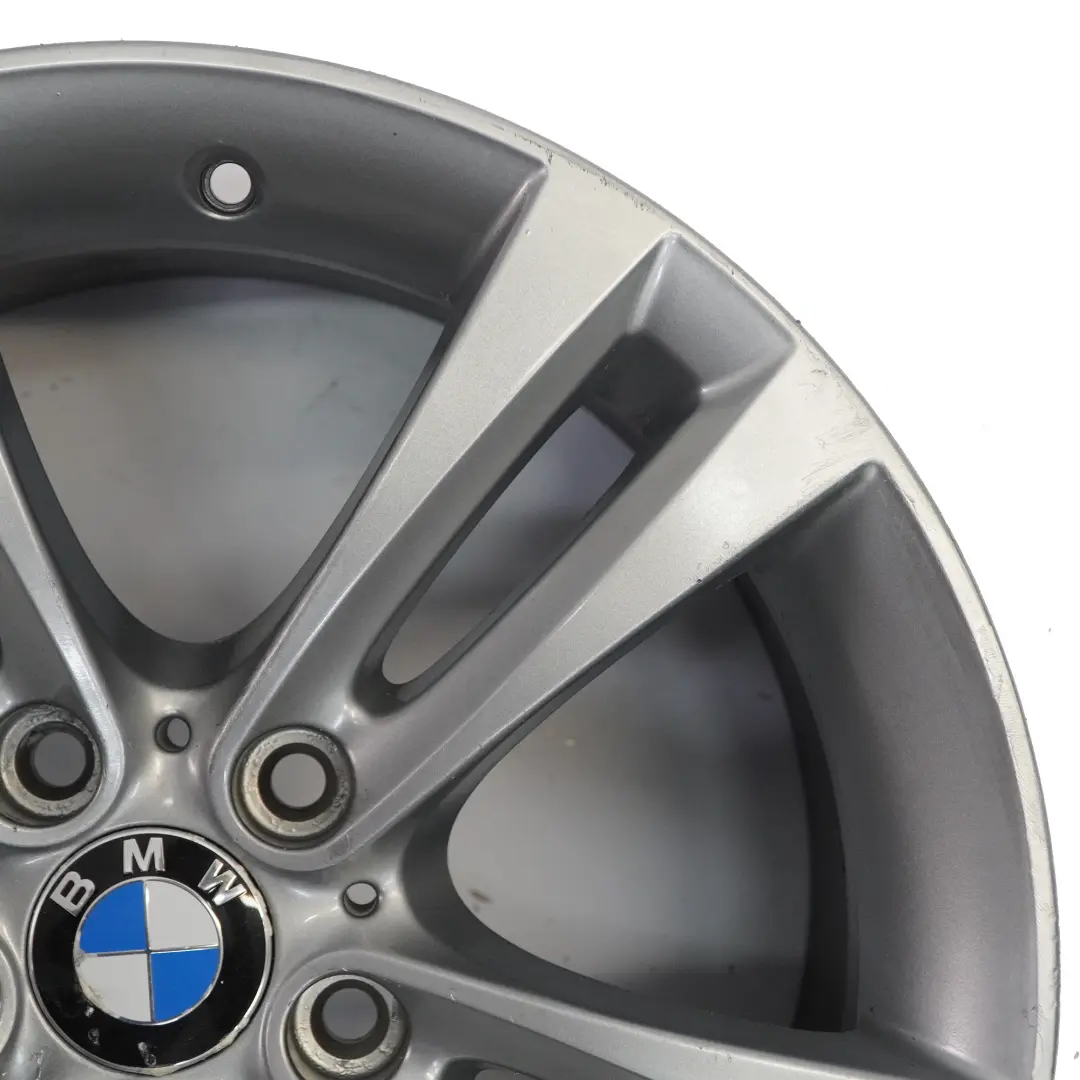 BMW F30 F31 F32 Jante Alliage Argenté 18" Doubles Rayons 397 8,5J ET:47 6868378