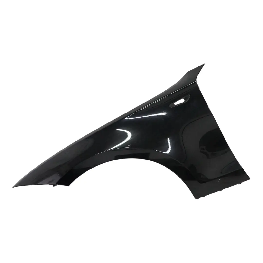 BMW E81 E87 Side Panel Wing Fender Front Left N/S Schwarz 2 Black - 668