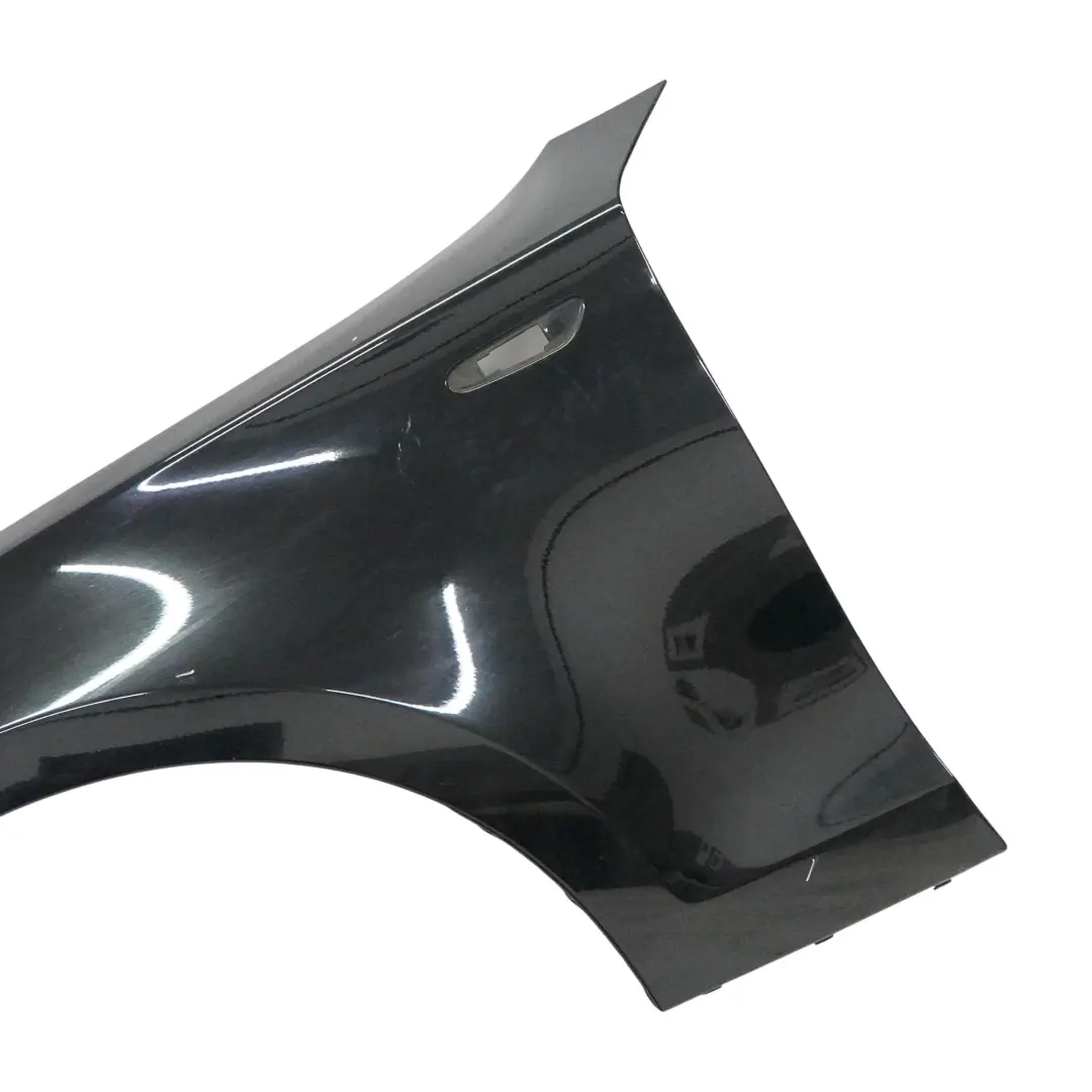 BMW E81 E87 Side Panel Wing Fender Front Left N/S Schwarz 2 Black - 668