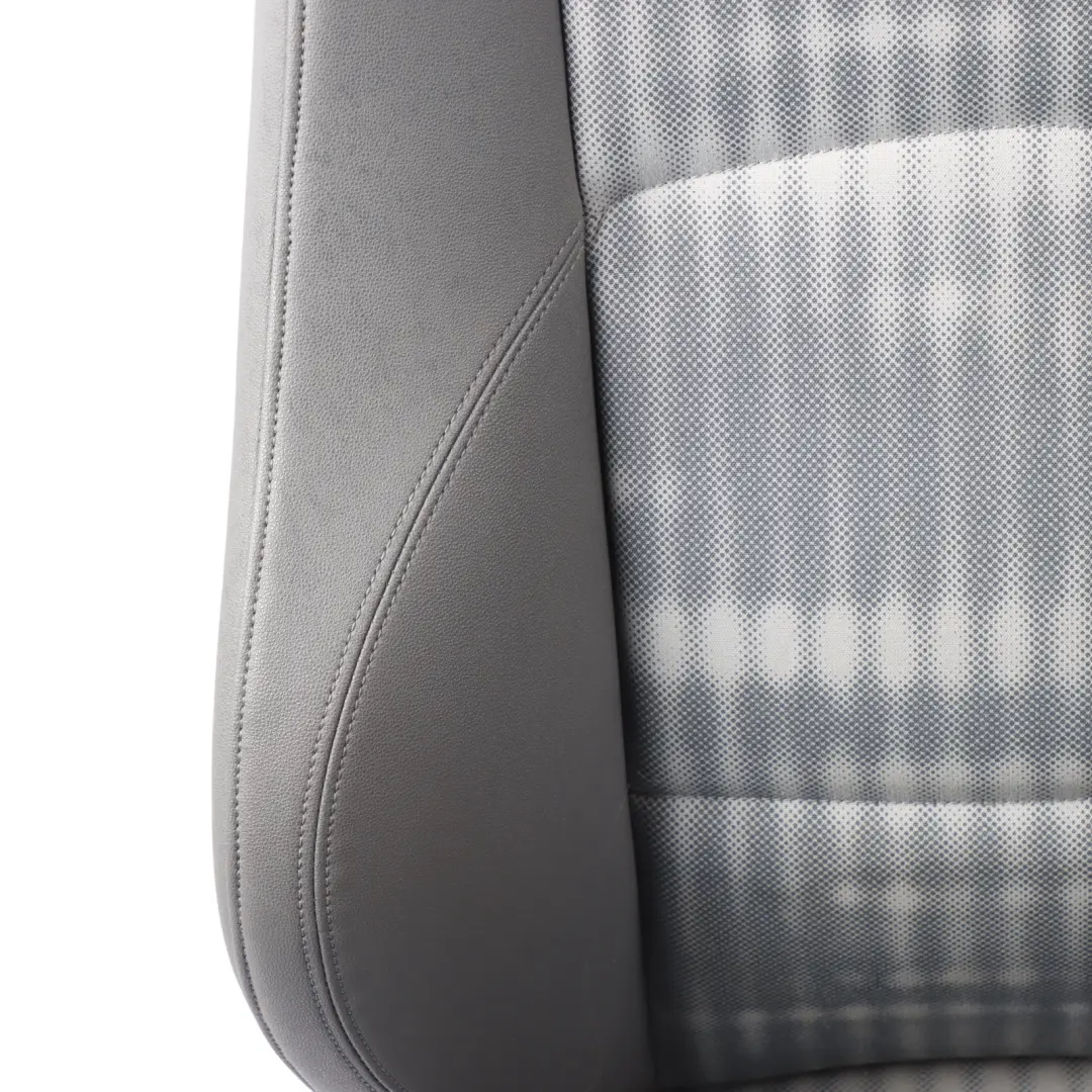 BMW E87 M Sport Seat Cloth / Imitation Leather Lumbar Front Left N/S Alska Grey